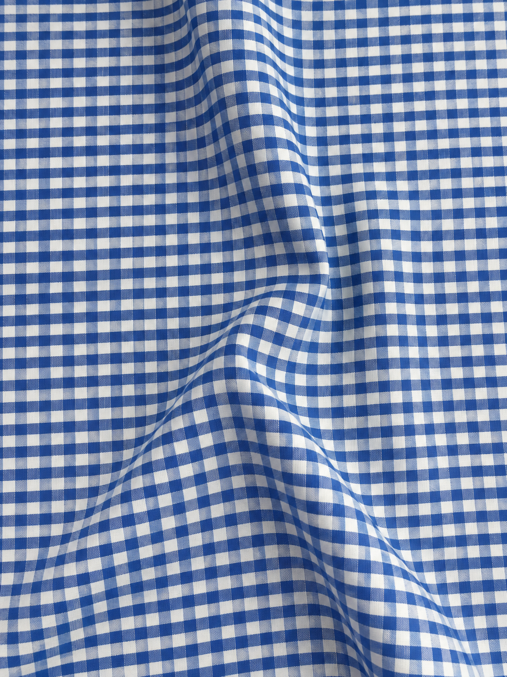 TESSUTO A QUADRETTI BLU