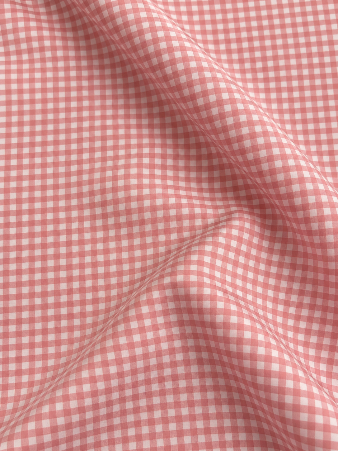 TESSUTO QUADRETTO ROSA TENUE