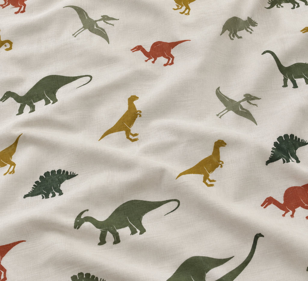 TESSUTO FANTASIA DINOSAURI