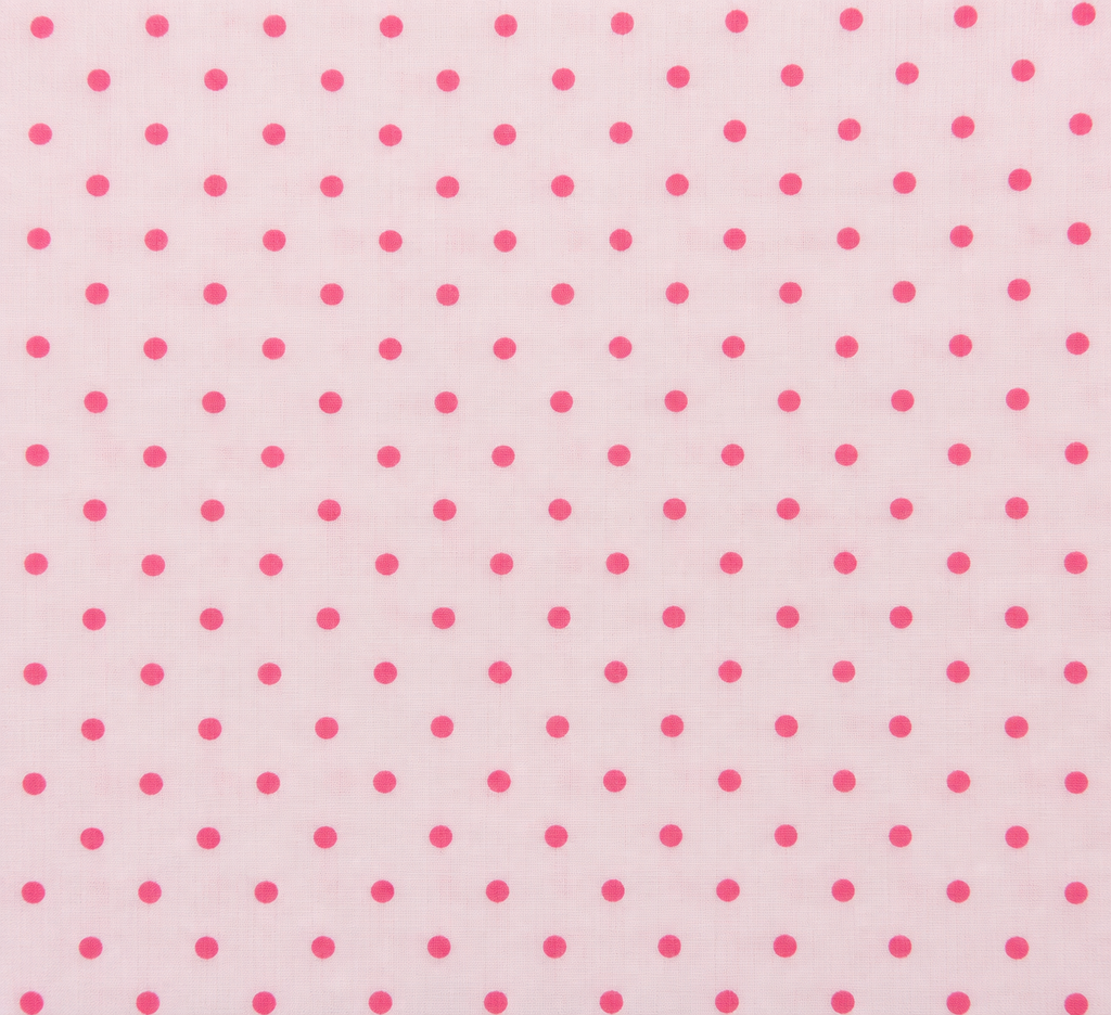 TESSUTO FANTASIA POIS ROSA