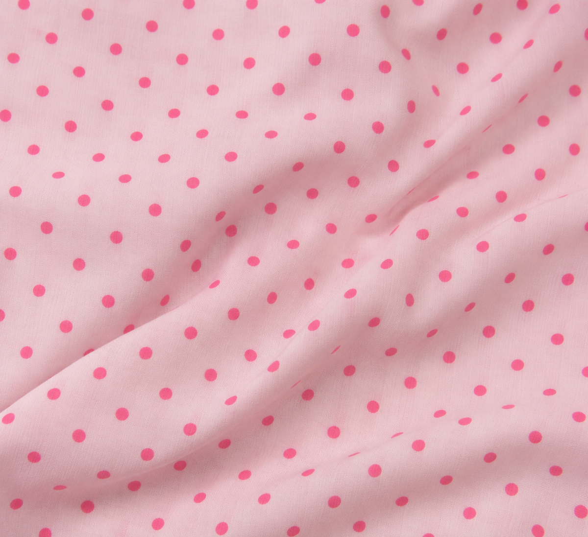 TESSUTO FANTASIA POIS ROSA
