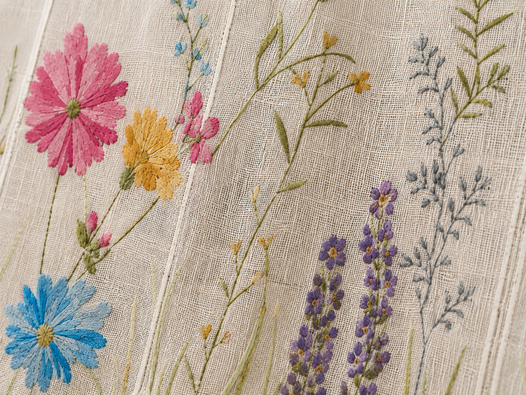 TENDA TIROLESE FIORI COLORATI