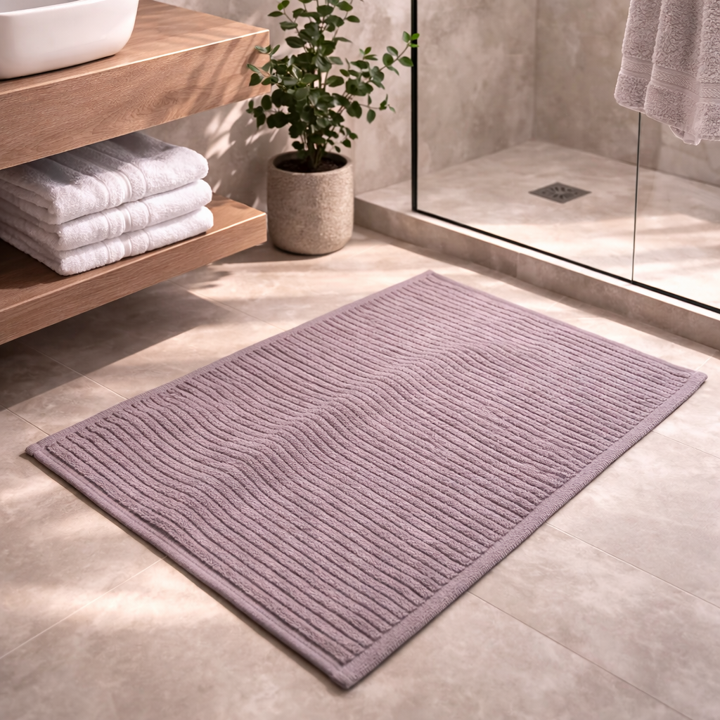 TAPPETO DA BAGNO ROSA