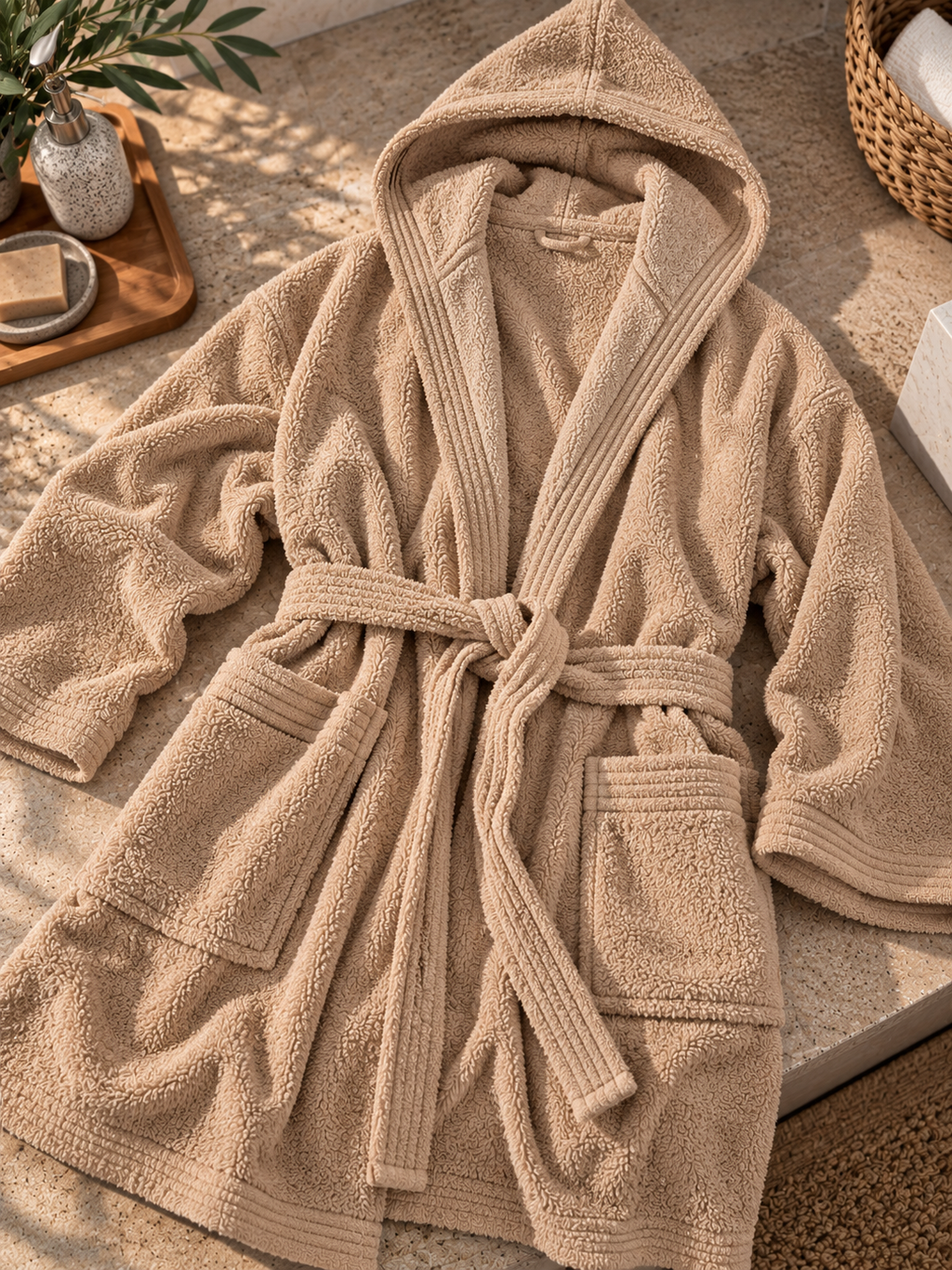 SPUGNA IN COTONE BEIGE