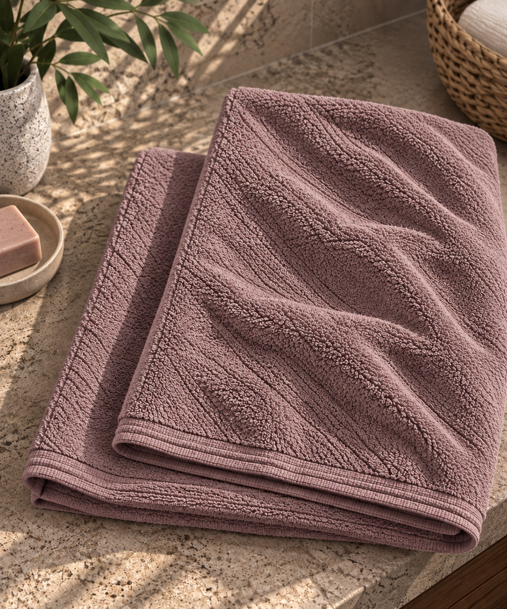 SPUGNA IN COTONE MALVA