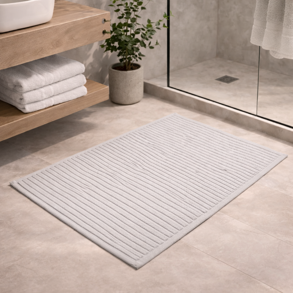 TAPPETO DA BAGNO GRIGIO CHIARO