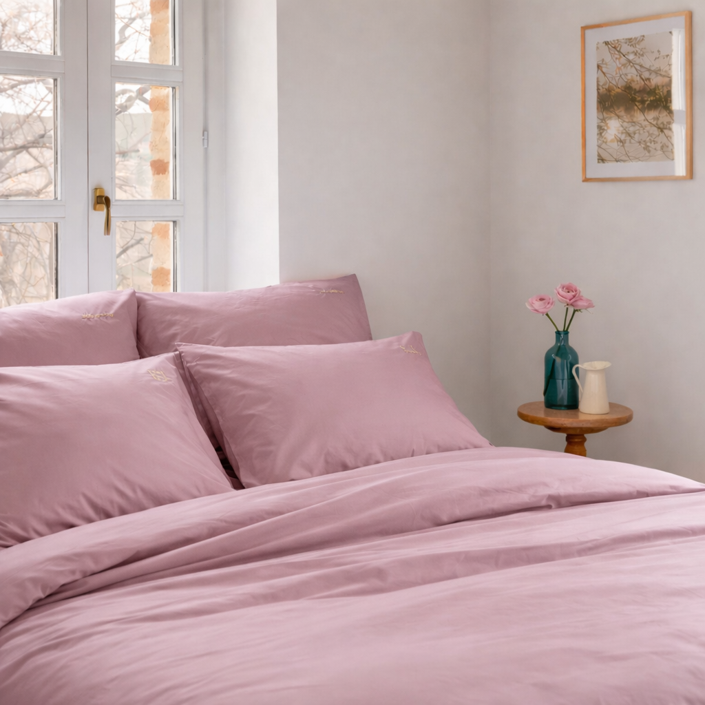 PARURE COPRIPIUMINO ROSA