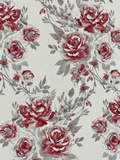 TESSUTO FANTASIA CON ROSE