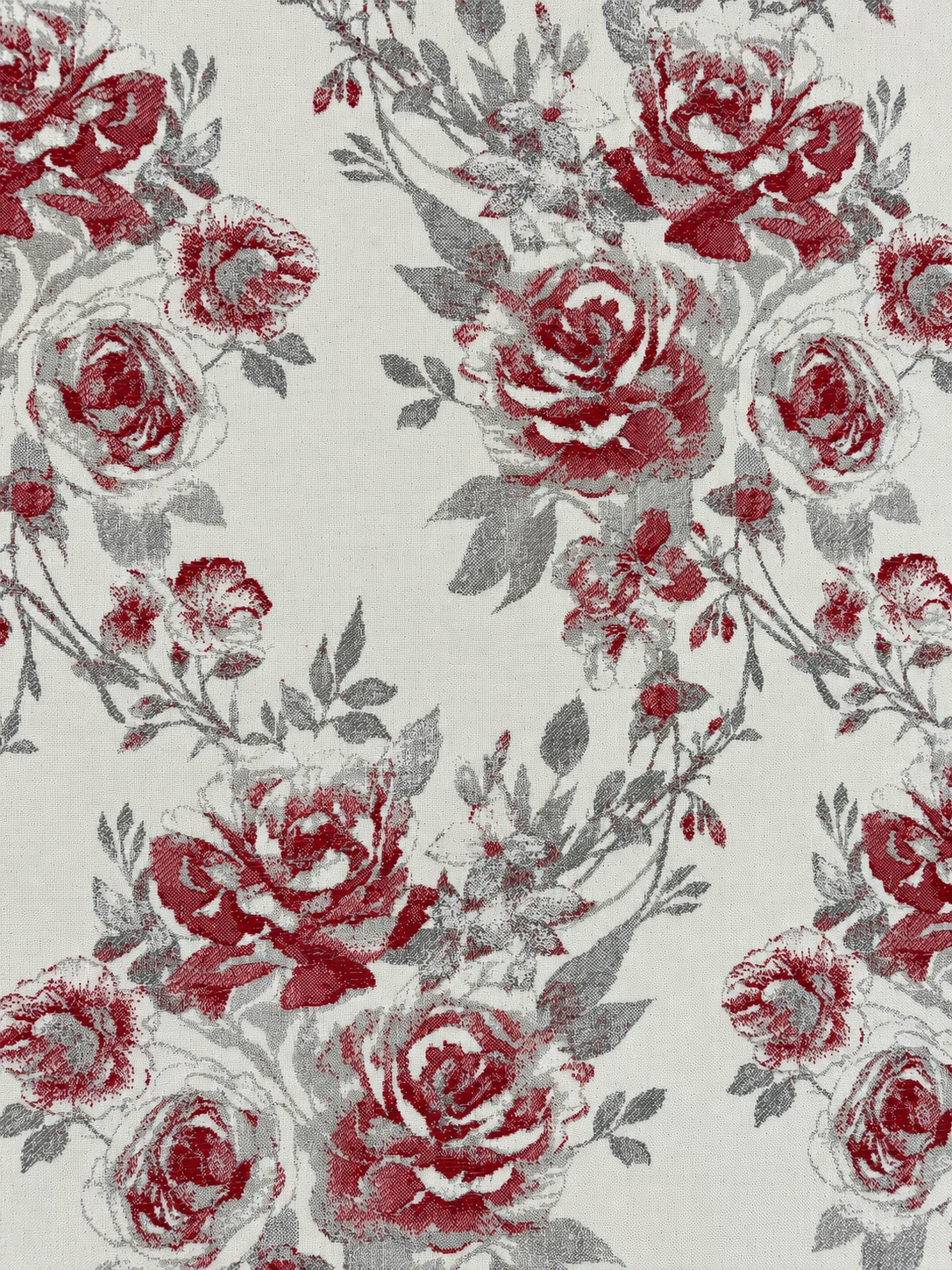 TESSUTO FANTASIA CON ROSE