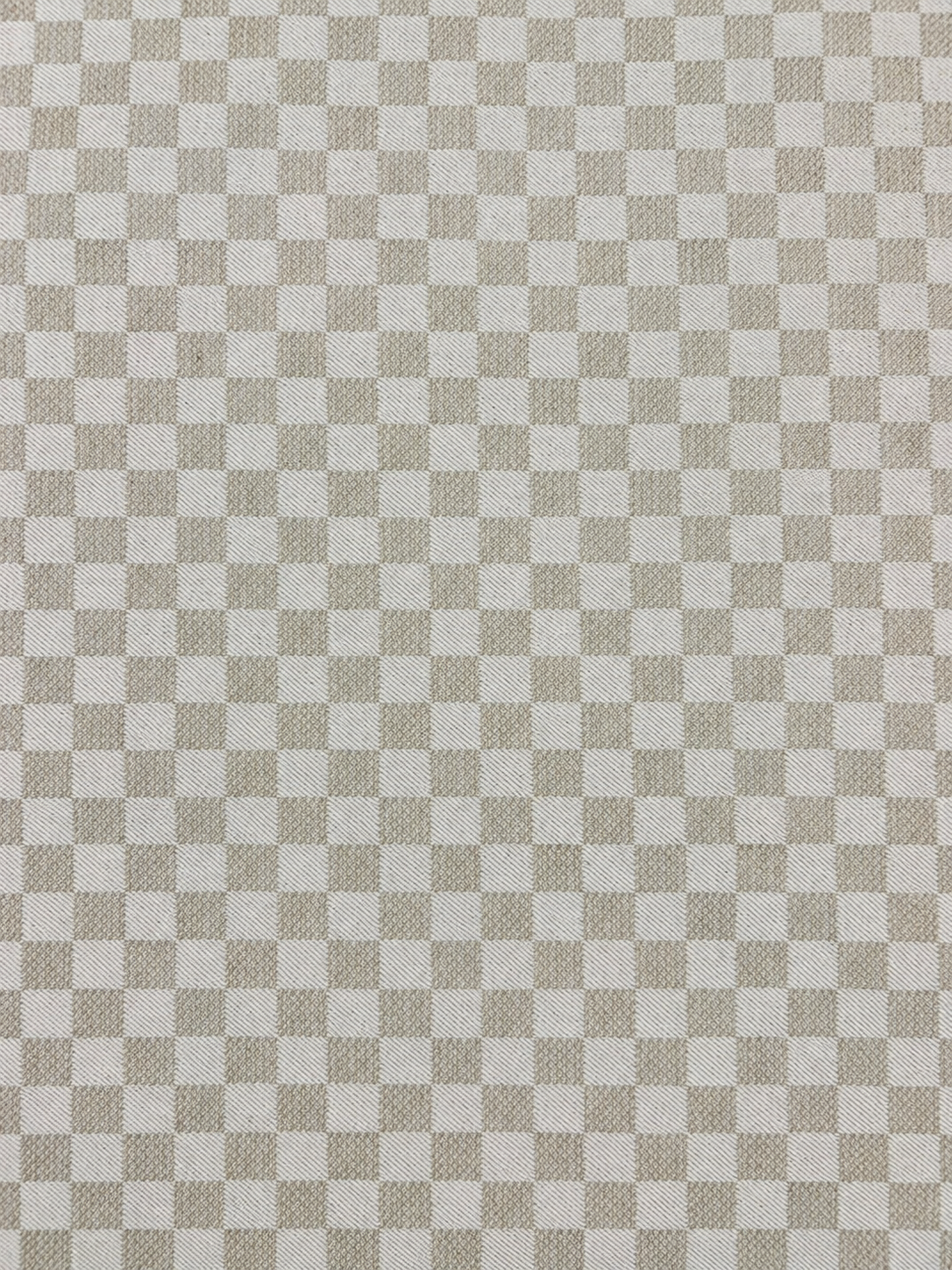 TESSUTO SCACCHI BEIGE
