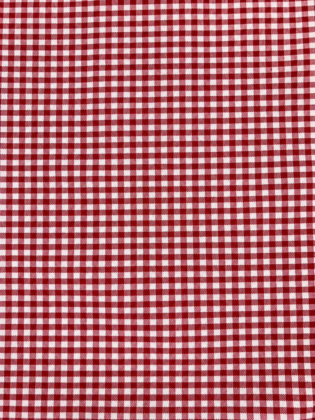 TESSUTO A QUADRETTI ROSSO