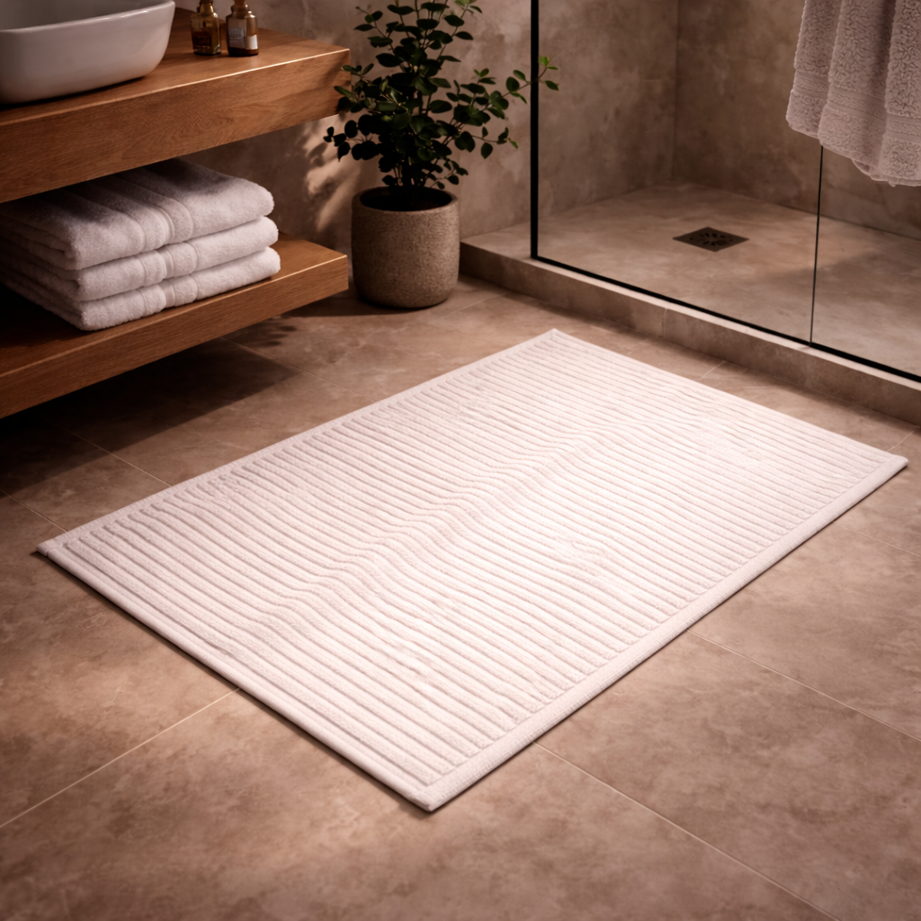 TAPPETO DA BAGNO BIANCO