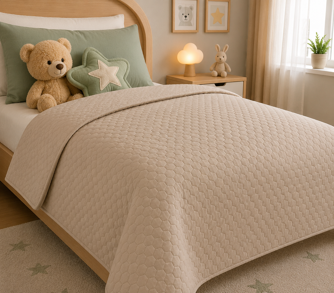 TRAPUNTINO NIDO D'APE BEIGE