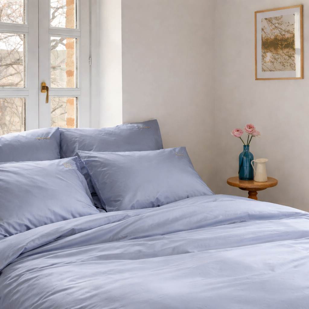 PARURE COPRIPIUMINO AZZURRO