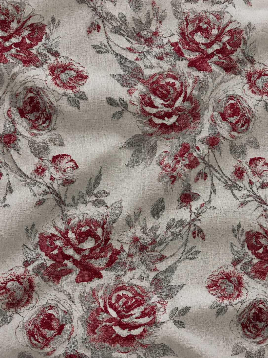 TESSUTO FANTASIA CON ROSE