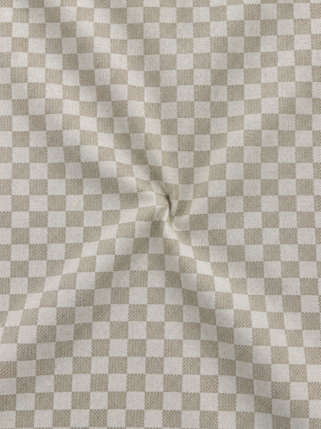 TESSUTO SCACCHI BEIGE