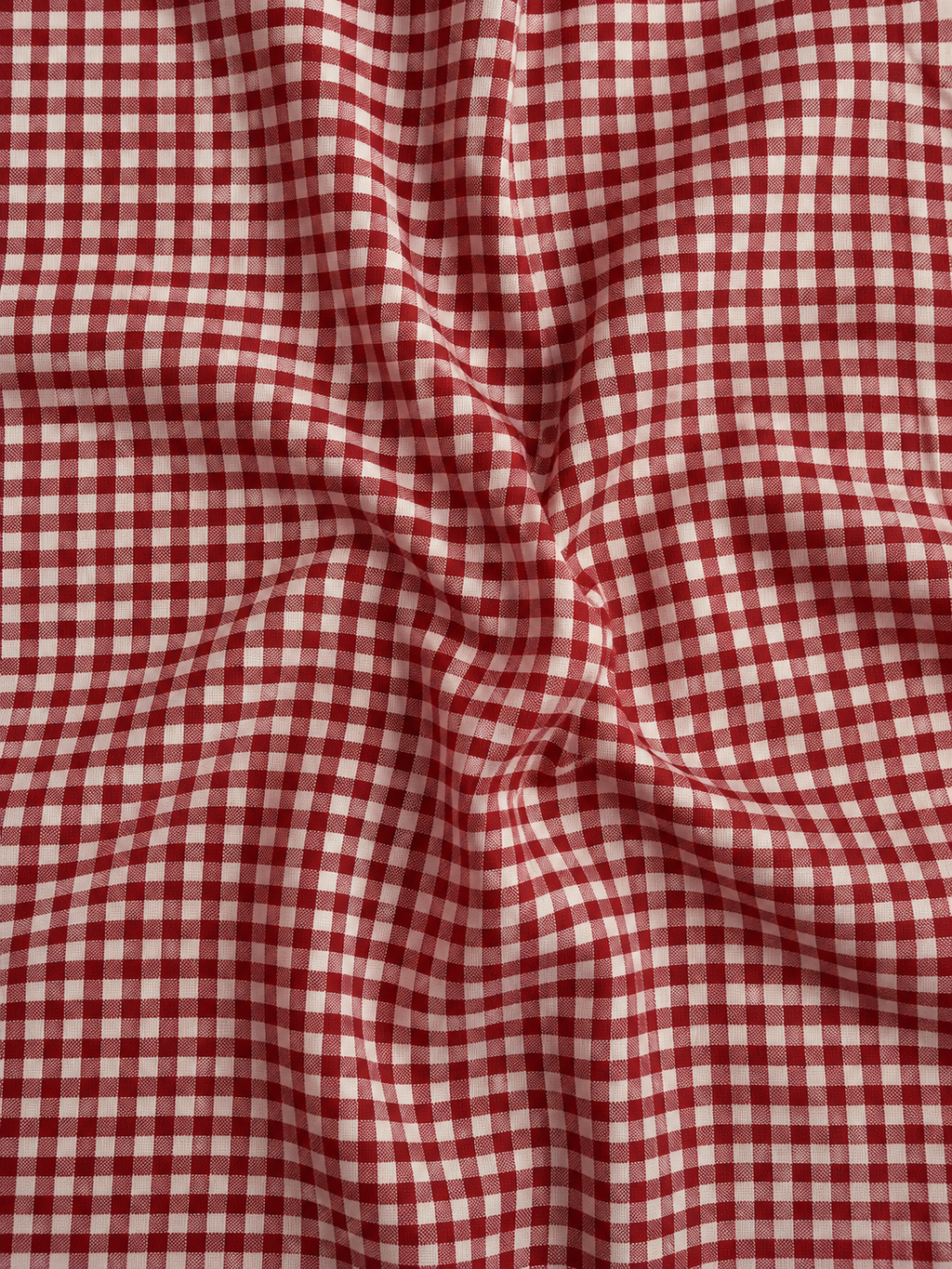 TESSUTO A QUADRETTI ROSSO