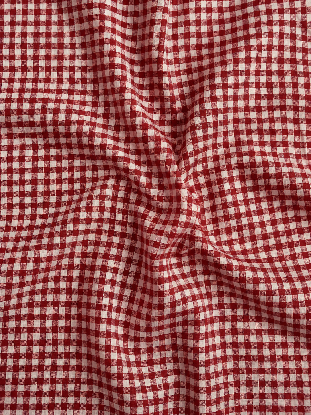 TESSUTO A QUADRETTI ROSSO