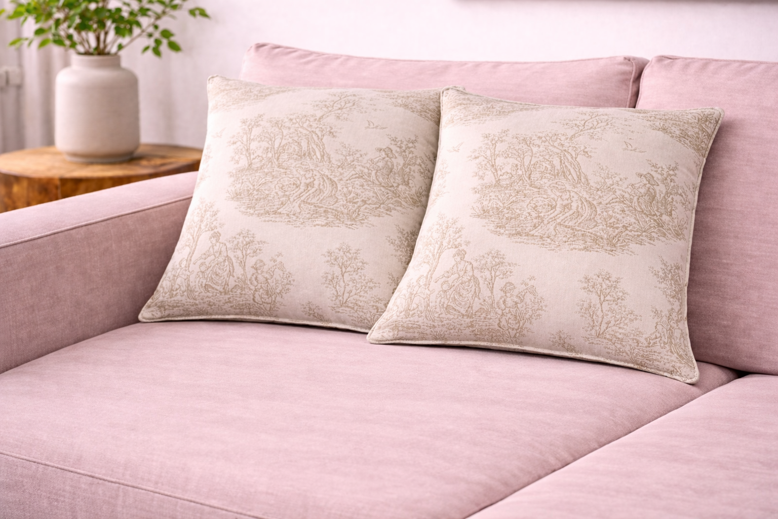 FEDERA CUSCINO PAESAGGIO BEIGE