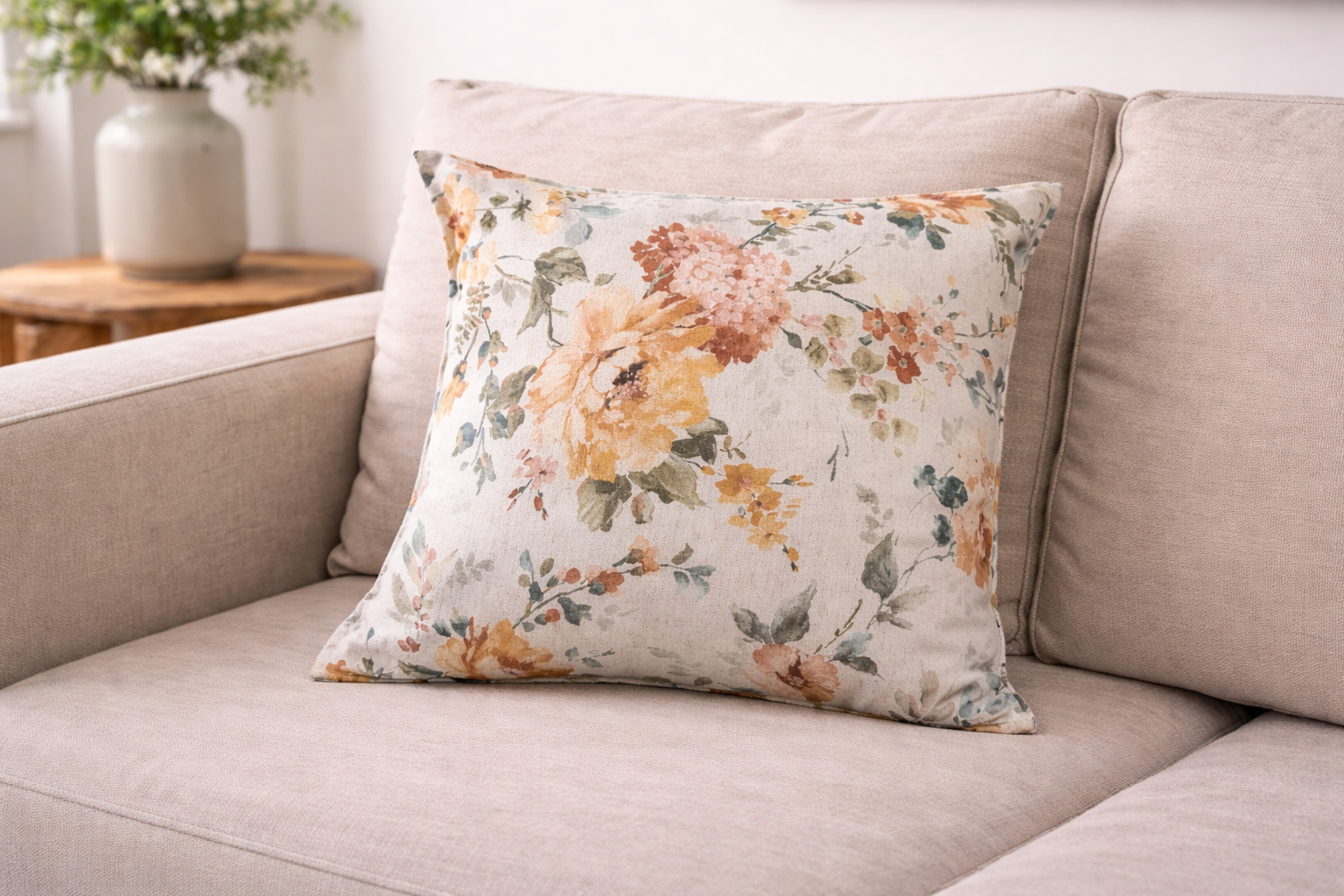 FEDERA CUSCINO CON ROSE