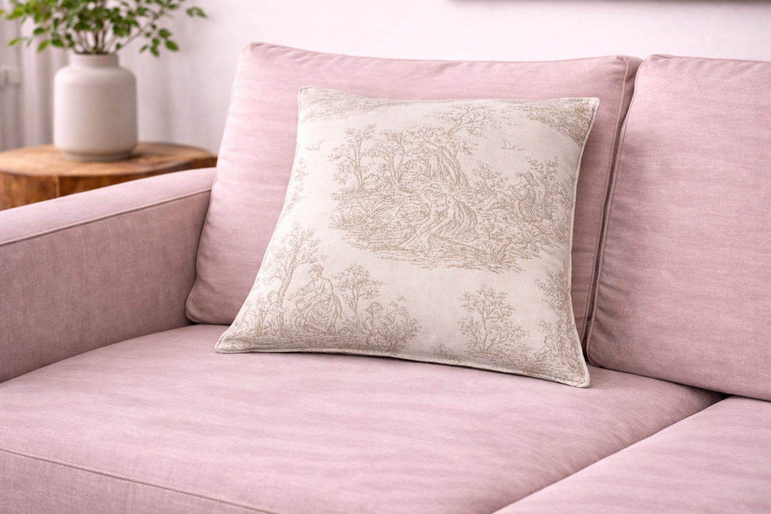 FEDERA CUSCINO PAESAGGIO BEIGE