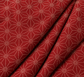 TESSUTO GEOMETRICO ROSSO