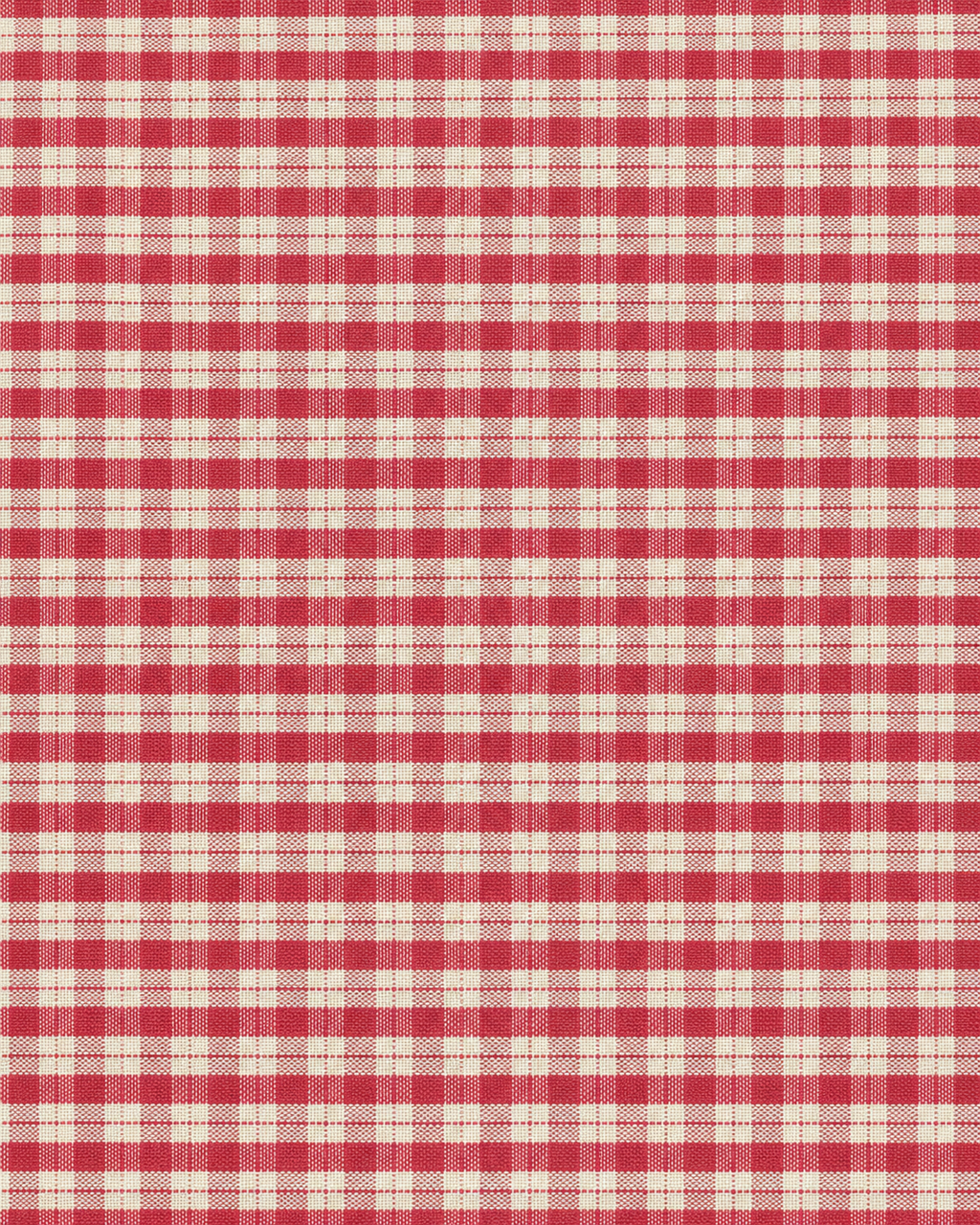TESSUTO QUADRETTO ROSSO E BIANCO