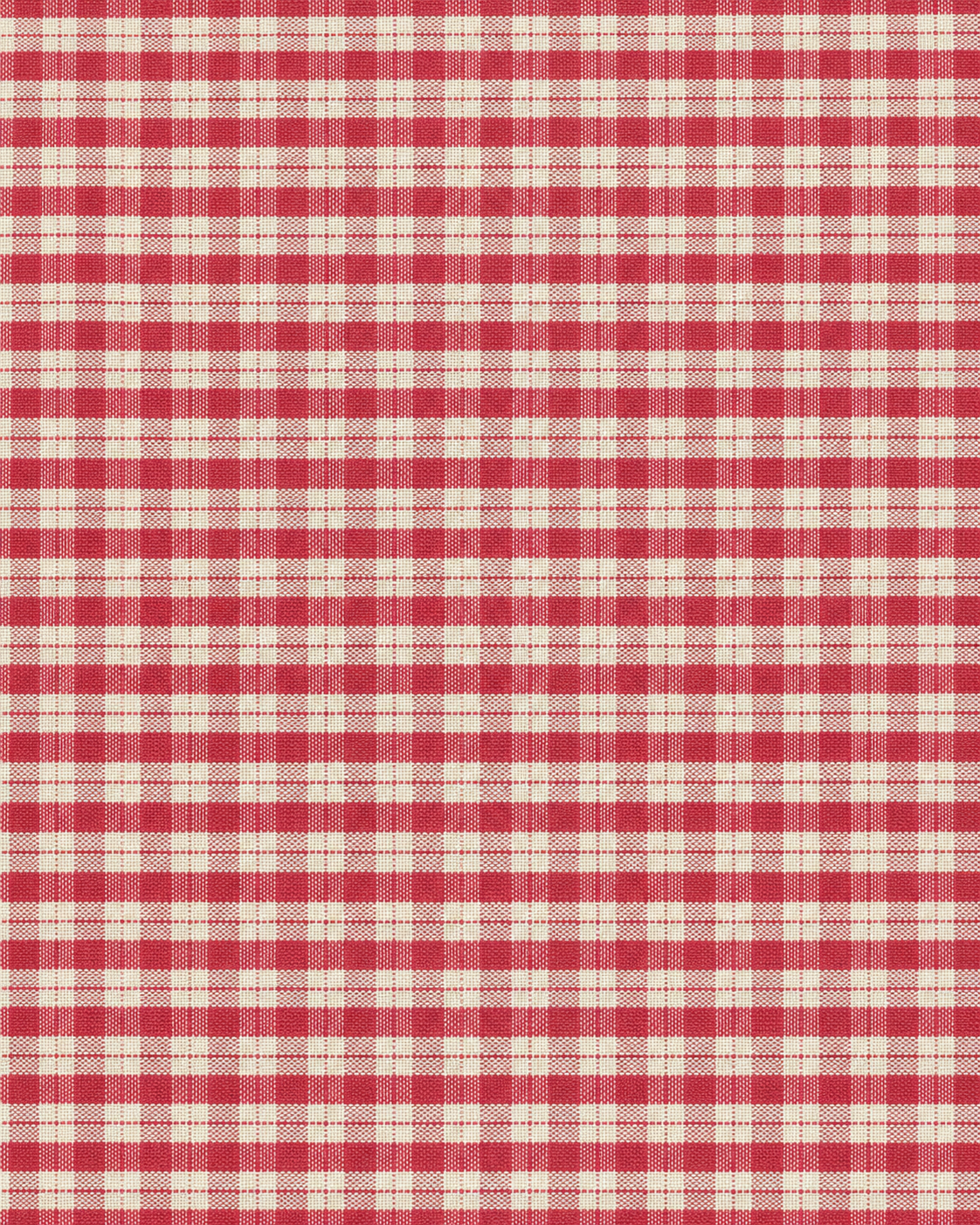 TESSUTO QUADRETTO ROSSO E BIANCO