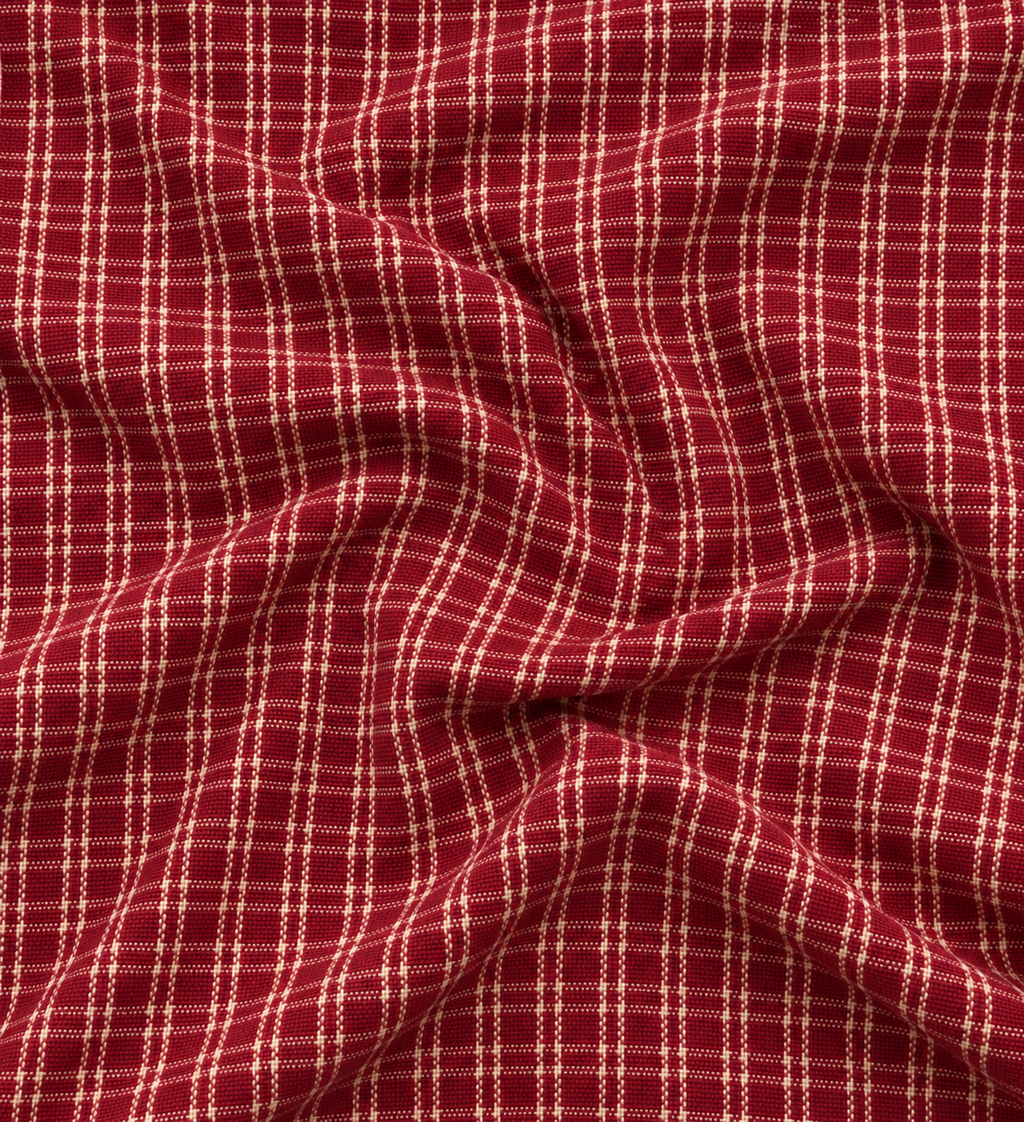 TESSUTO QUADRETTO ROSSO