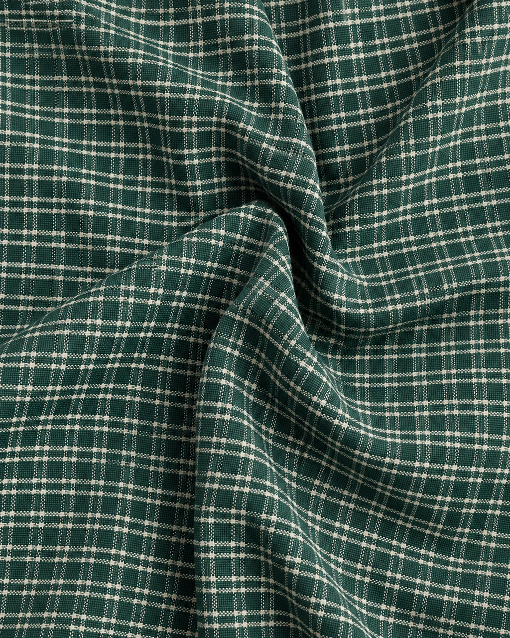 TESSUTO QUADRETTO VERDE