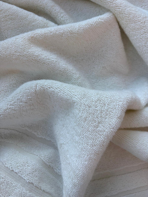 Accappatoio in spugna di cotone bianco