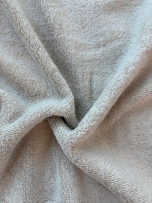 Accappatoio in spugna di cotone beige