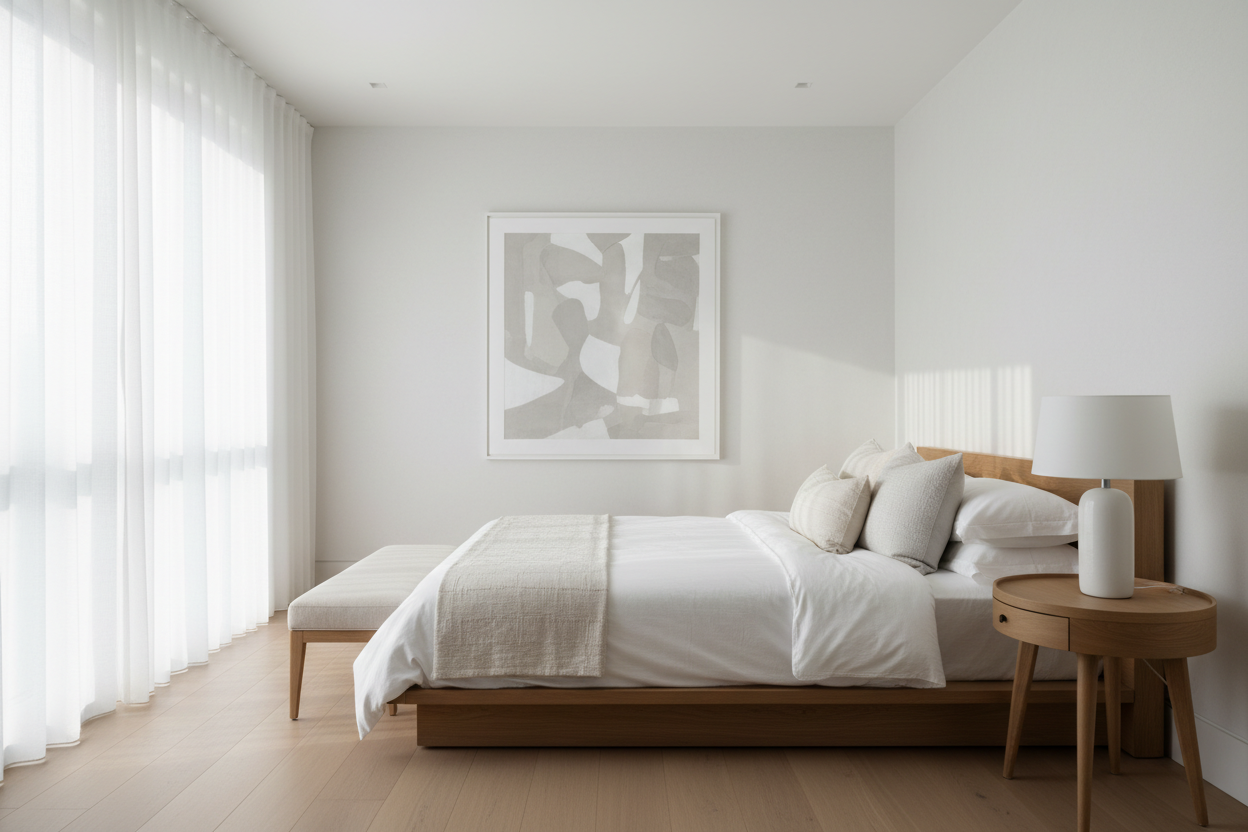 Camera da letto minimal